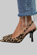Dulcira | Tacones D’Orsay Estampado Leopardo