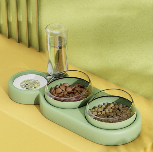2-in-1 Automatic Pet Feeding & Drinking Station