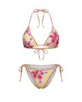 Bikini triángulo con tiras ajustables y diseño minimalista