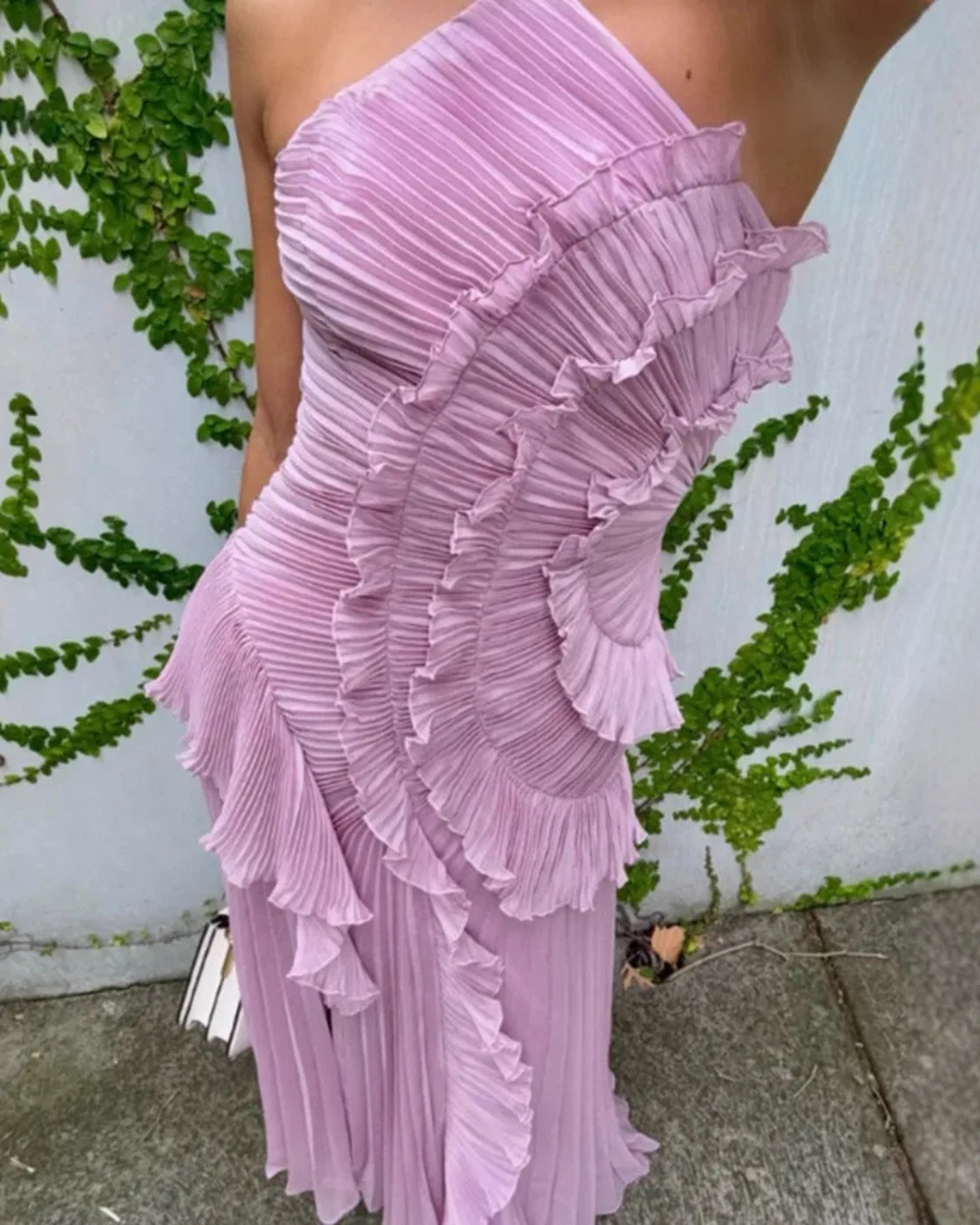 Vestido Noche Plisada