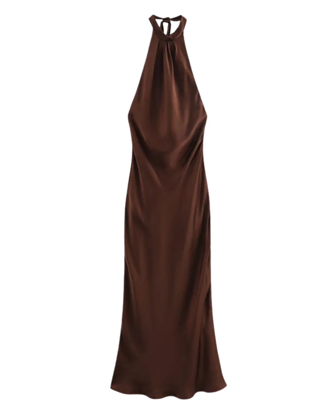 Vestido Seda Dorada