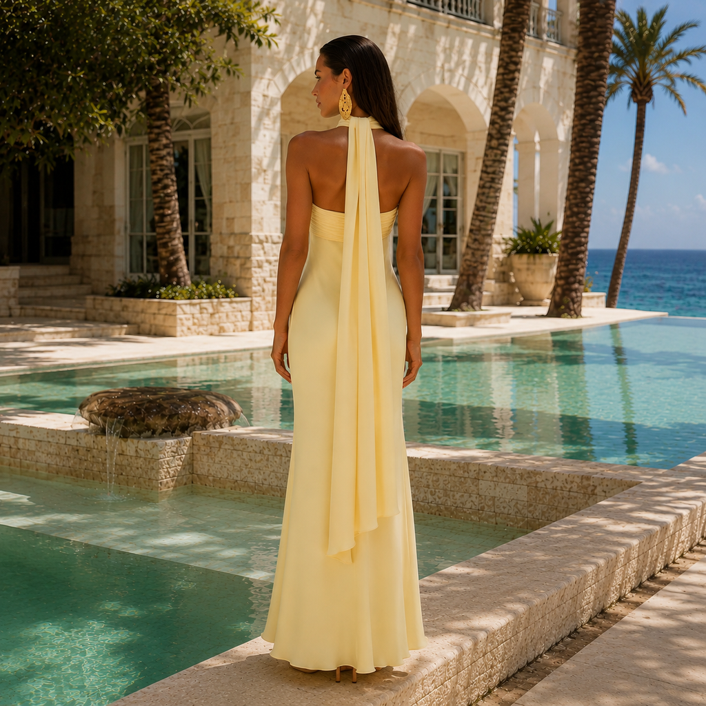 Vestido Liora – Minimalismo Sofisticado y Elegancia Atemporal