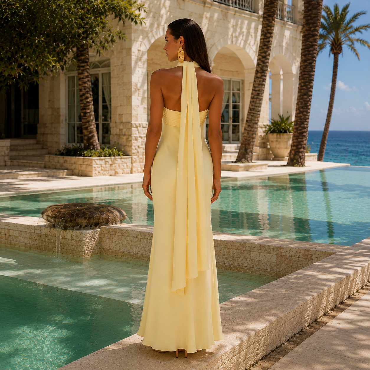 Vestido Liora – Minimalismo Sofisticado y Elegancia Atemporal