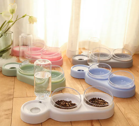 2-in-1 Automatic Pet Feeding & Drinking Station