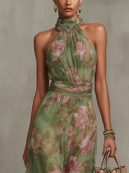 Vestido Jardín Esmeralda