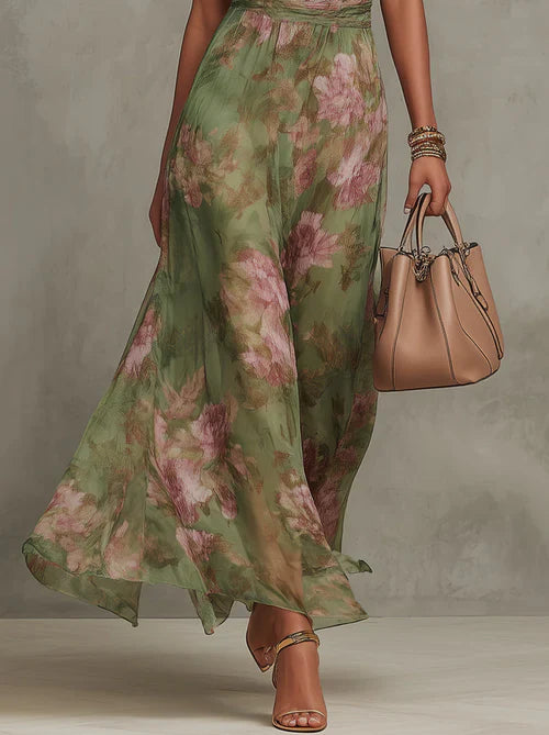 Vestido Jardín Esmeralda