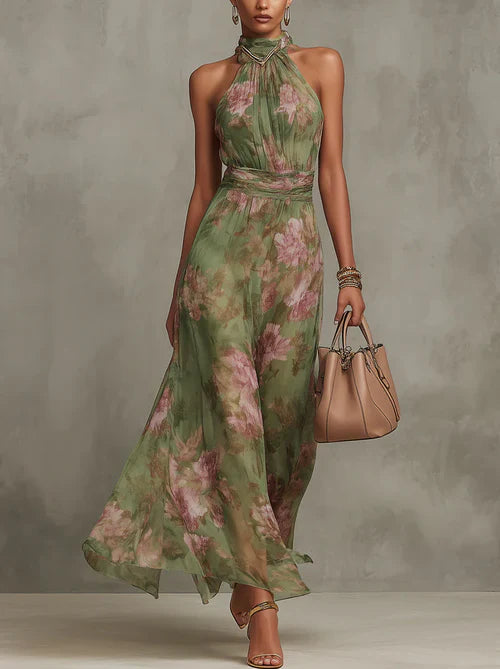 Vestido Jardín Esmeralda