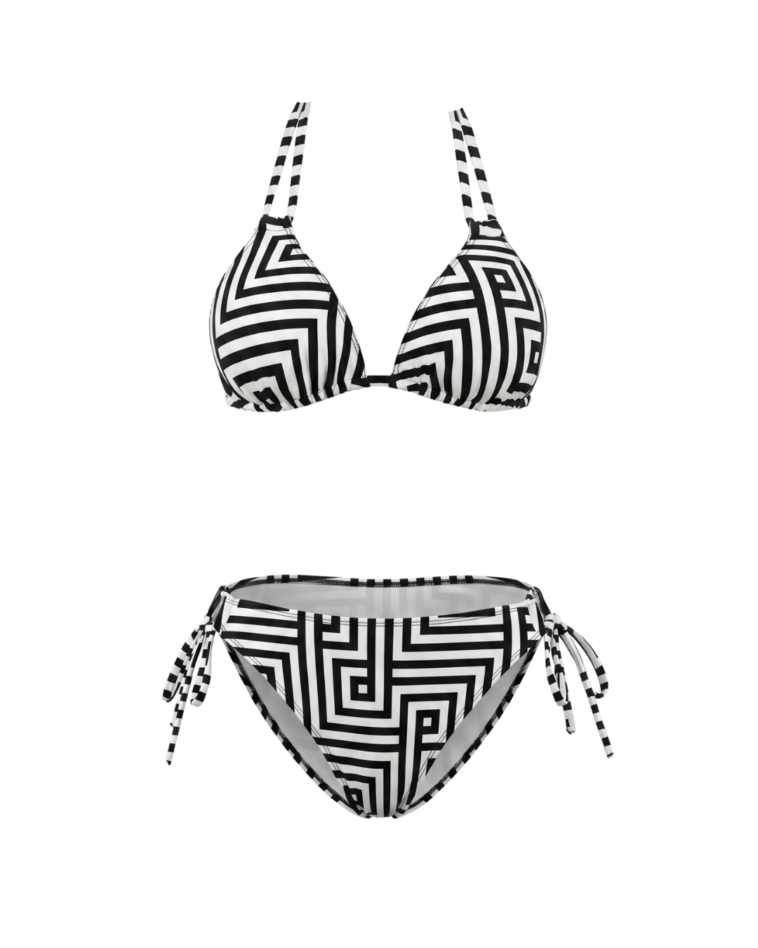 Bikini Print Mix de dos piezas con diseño veraniego combinado