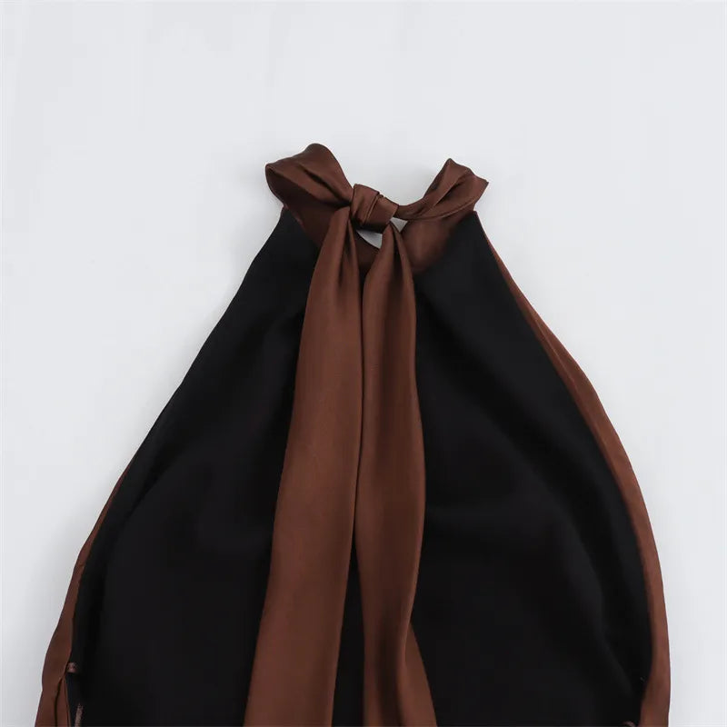 Vestido Seda Dorada