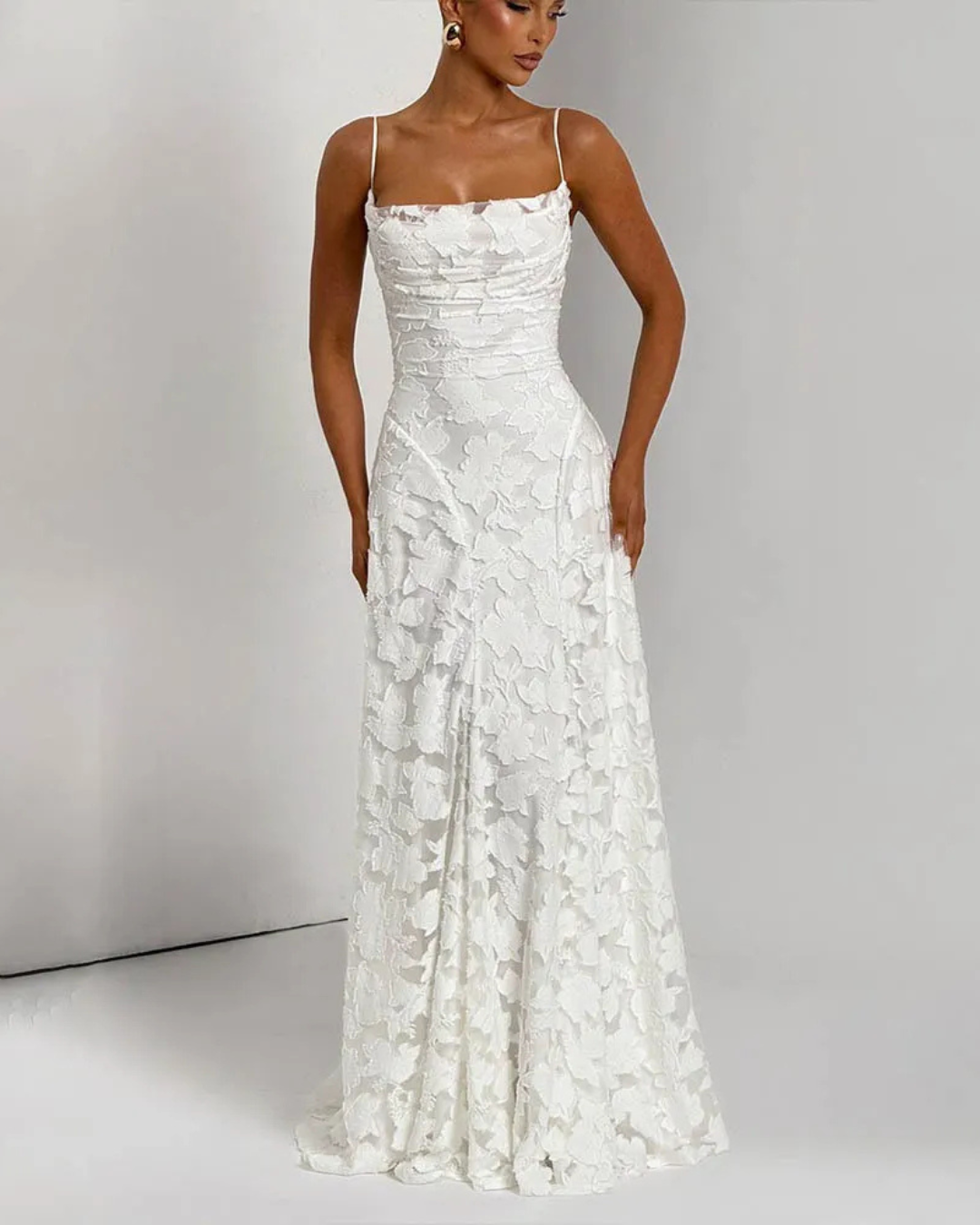 Vestido Seda Elegante