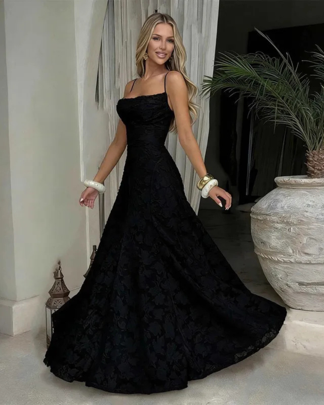 Vestido Seda Elegante