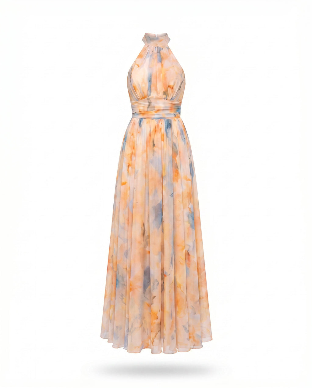 Vestido Melocotón de Seda