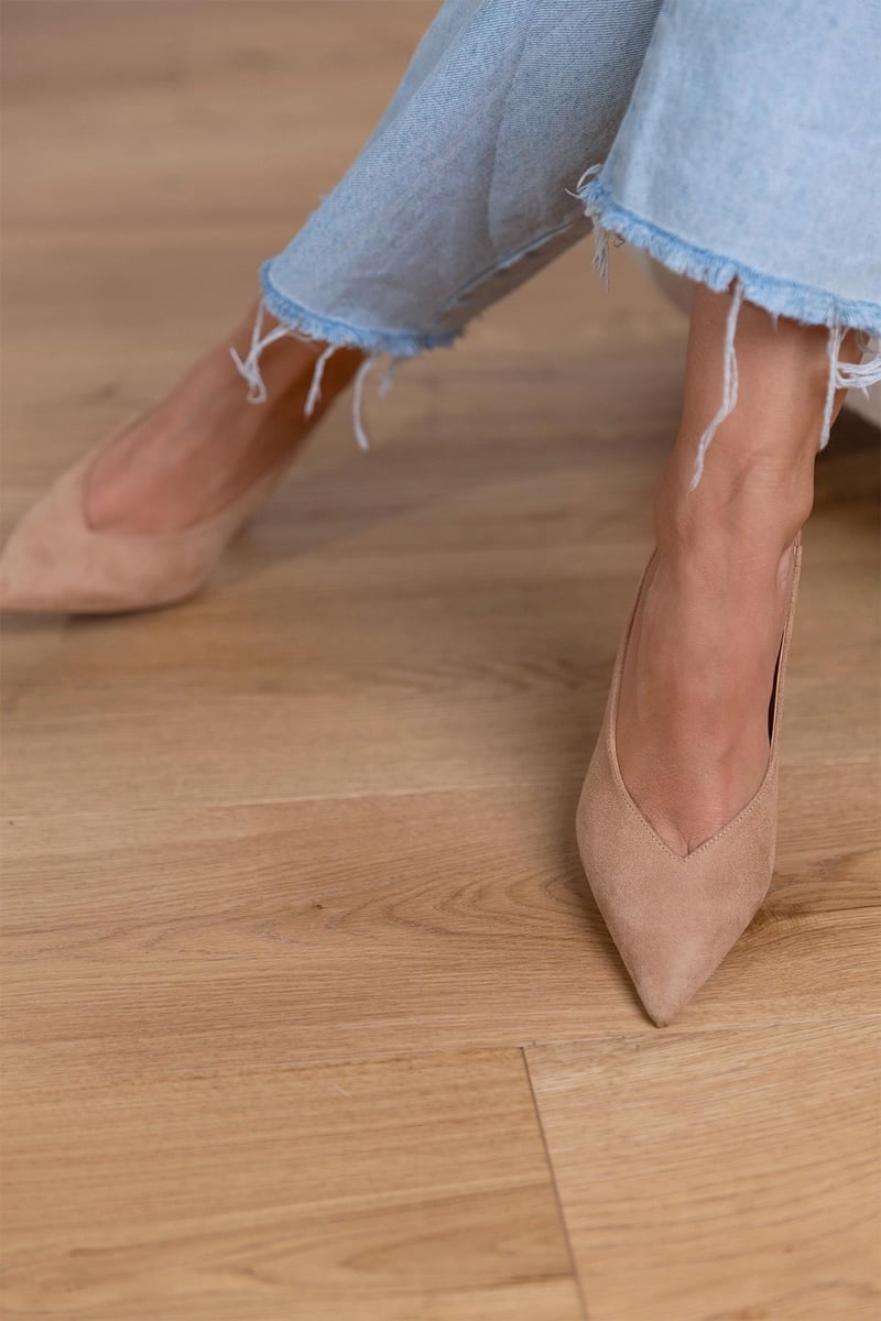 Marléa | Tacones Bajos Nude Elegance