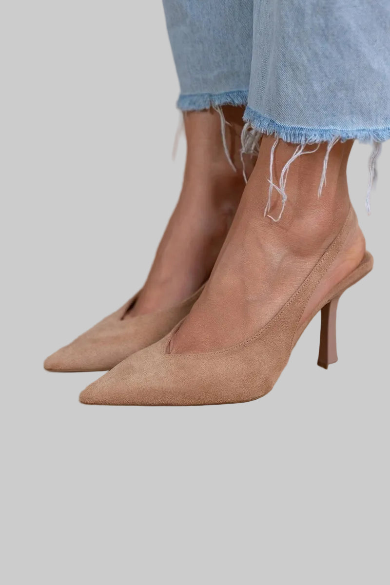 Marléa | Tacones Bajos Nude Elegance